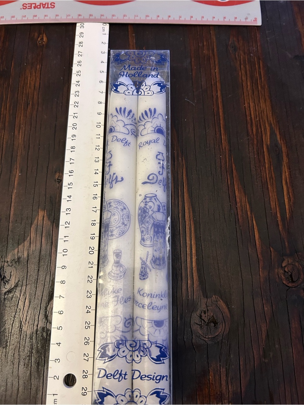 Vintage Delft Style  Candles
